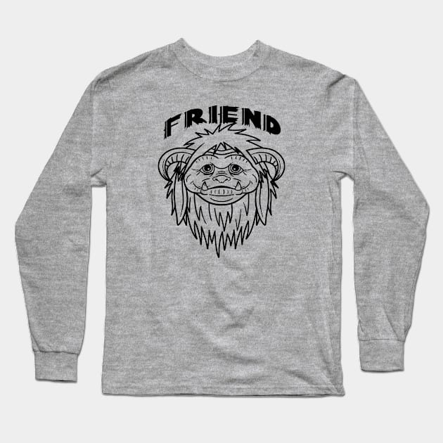 Ludo (black) Long Sleeve T-Shirt by BradyRain